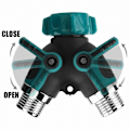 Miniatyrbilde 4 av 5: Hage Vanning Toveis Slange Splitter Kobling 3/4 Tommer Hage Kran Vann Splitter Y Conector Drypp Vanning Adapter
