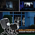 Pikkukuva 4 / 7: Holografinen Projektori 12 Elokuvat Ikkuna Ihmemaa Elokuva Projektori Spooky Nights