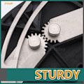 Miniatyrbild 7 av 9: 2-i-1 Gerring Mätning Skärning Gadget Protractor 85-180° Mätning och Såg Gerring