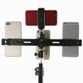 Miniatyrbillede 1 af 6: Multifunktion Mobil Telefon Stativ 1/4 Stativ Mount 3-Position Bracket