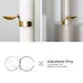 Miniatyrbillede 5 af 6: 8 stykker Guld Sølv Automatisk Stearinlys Snuffer Ildslukker Stearinlys Flame Sikker Wick Flame Slukningsklip til Hjem