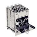 Miniatyrbilde 4 av 7: Camping ved komfyr rustfritt stål foldbar mini kull grill utendørs komfyr grill grill