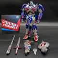 Miniatyrbillede 2 af 6: Knight Opitum Primal Mesterværk Transformation Legetøj Action Figur Film Model Deformation Bil Robot