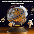 Miniatyrbild 5 av 10: 3D pussel boll labyrint leksak barn utmaning hinder spel labyrint boll 3D labyrint montessori pussel