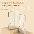 Miniatyrbillede 5 af 7: Lodret Laptop Stativ Transparent Desktop Gravity Holder Notebook Support For MacBook Pro Air Surface Book Bærbare computere