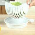 Miniatyrbild 5 av 5: Hackare Grönsak Sallad Cutter Skärning Skål Grönsak skivor Skär frukt för kök verktyg