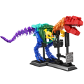 Miniatyrbilde 5 av 6: Jurassic Dinosaurs Byggeklosser Indominus Rex DIY Tyrannosaurus Action Figur Modeller Barn Leker