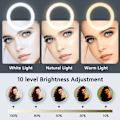 Miniatyrbillede 5 af 7: 10 tommer Selfie Ring Lys, Photography Fill Light Led Ring Lampe Ringlight