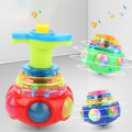 Miniatyrbilde 2 av 5: Bagged rund Luminous Leketøy Lys Musikk Roterende Gyro Tilfeldig Color One Pack