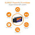 Pikkukuva 2 / 6: Diagnostiikka instrumentti Android Windows ELM327 OBD2 V2.1 Bluetooth auto ilmaisin