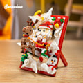 Miniatyrbilde 10 av 10: Creative Astronaut PhotoFrame Bygning Klosser Julenissen 3D Modell Diamant Blokker Leker