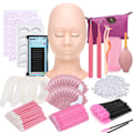 Miniatyrbillede 1 af 7: False eyelash extension kit sæt til begynder vipper børste pincet