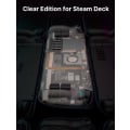 Pikkukuva 4 / 9: Läpinäkyvä taka levy Steam dekkiin,  DIY Clear Edition Vaihda Shell kotelo setti