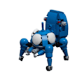 Pikkukuva 4 / 4: Buildmoc sarjakuva Ghost in the Shell Tachikoma AI Chariot Robots Set Building Blocks  Kits Toys