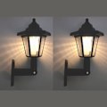 Pikkukuva 4 / 7: Ulkona LED Aurinko lamppu Led Seinä lamppu Retro lyhty Puutarha Sisustus vedenpitävä ulko aurinko katuvalo