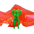 Miniatyrbild 3 av 3: 1st Plast Utkastning Fallskärm Leksak Utomhus Soldat Hand Kasta Fallskärm Leksaker