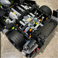 Miniatyrbillede 5 af 6: Blokke 1700 stykker 42156 Super Racing Bil Bygning Legetøj