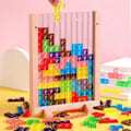 Miniatyrbild 1 av 7: Färgglatt 3D pussel trä tangram matematik leksaker  intellektuell pedagogisk leksak för barn