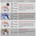 Miniatyrbillede 3 af 7: Elektrisk Nakke Massager U formet Pude Multifunktionel Bærbar Skulder Cervikal Massager