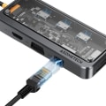 Miniatyrbild 1 av 8: USB C Hub Dock Station Typ C To HDMI Kompatibel Ethernet Port