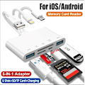 Pikkukuva 3 / 9: 5 in 1 USB OTG sovitin latausportilla