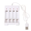 Miniatyrbilde 1 av 8: 4 Slots USB Rask Lading AAA og AA Batteri lader Kort krets Beskyttelse Oppladbart Batteri Stasjon Høy Kvalitet
