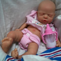 Miniatyrbild 5 av 8: 12"  Micro Preemie Full Body Silicon Baby Doll Pojke "Liam" & Girl "Nova" Lifelike Reborn Doll