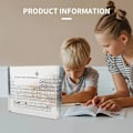 Miniatyrbilde 4 av 7: Periodisk Tabell med Ekte Elementer 3D Transparent Periodisk Tabell Brev Dekorasjon Barn Undervisning Skole Display Kemisk Element