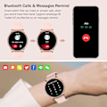 Miniatyrbillede 4 af 7: Bluetooth Call Smart Watch Damer Custom Dial Stål ure Mænd Sport Fitness Tracker