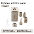 Miniatyrbillede 2 af 7: Elektrisk luft pumpe bærbar trådløs luft kompressor inflator pumper