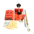 Miniatyrbild 4 av 7: 9,0 mm aluminium diagonal hål stans lokalisering stift fixtur ficka borrning guide