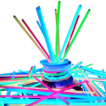 Miniatyrbillede 1 af 7: Fest Fluorescens Lys Glow Sticks Armbånd Halskæder Neon Til Bryllup Fest Glow Sticks Bright Farverig Glow Stick