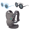 Miniatyrbillede 1 af 7: Baby bæresele Ergonomisk Baby Hipseat Bæresele Front Facing Kænguru Baby Wrap Carrier