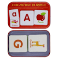 Pikkukuva 3 / 6: Anti-Tear Flash Kortit Oppimis Aakkoset Pulma Kortit, Matching Puzzle Kognitiivinen Varhainen Koulutus Oppimis lelut