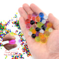 Miniatyrbilde 9 av 9: Perle formet krystall jord vann perler slam vekst gelé baller hydrogel vann voksende perler bryllups
