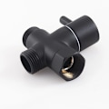 Miniatyrbillede 4 af 6: 3-vejs afbryder hane G1/2in ventil adapter bruser omskifter ventil hane bruser hane stik splitter messing badeværelse tilbehør
