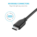 Pikkukuva 6 / 6: Kaapeli virtajohto USB C USB 3.0 lataus kaapeli