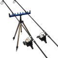 Miniatyrbillede 2 af 6: 1 stk Karper Fiske stang Pod Holder Teleskop foldbar Justerbar Stang Pod Stativ