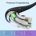 Miniatyrbillede 5 af 5: Hurtig opladning Lightning kabel USB data kabel telefon oplader ledning