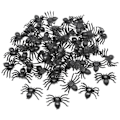 Pikkukuva 3 / 6: 50kpl Kauhu Musta Hämähäkki Haunted House Spider Web Baari Juhla Sisustus tarvikkeet Simulaatio Tricky lelu