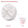 Miniatyrbillede 5 af 6: Ultralyd Turbo Tøjvask Hvidevarer Tøjvask Bærbart Rejse Washer Air Bubble