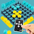 Miniatyrbillede 5 af 7: Børn Ball Bouncer Spil Forældre-barn Interaktion Bræt Spil Toddler Toss Ball Game Sjov Fest Spil