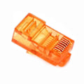 Miniatyrbilde 8 av 10: Ethernet kabler modul plugg nettverk kontakt RJ-45 krystall hoder Cat5 farge Cat5e gull belagt kabel