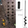 Miniatyrbillede 5 af 6: Bedste kvalitet Have Snegl Spiral Bor Bit Havearbejde Blomster Planter Jord Bor Plantering Hul Graver Værktøj Løs jord Bor Bit Tilbehør