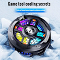 Pikkukuva 3 / 4: Matkapuhelin Magnetic/ Takaliitin 2 In 1 Puolijohde jäähdytin RGB valolla