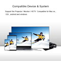 Miniatyrbilde 3 av 5: 2,4G/5G 4K Trådløs H.265 HD Wifi Display Dongle
