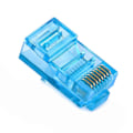 Miniatyrbilde 7 av 10: Ethernet kabler modul plugg nettverk kontakt RJ-45 krystall hoder Cat5 farge Cat5e gull belagt kabel
