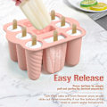 Miniatyrbillede 5 af 7: Popsicle  Is Værktøj med Træpinde Silicone Skimme Sæt