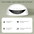 Miniatyrbillede 4 af 7: 2 pieces Bærbare Bryst Pumpe Hands Free Elektrisk Bryst Pumper Komfort Mælk Opsamler Let med LED Display 4 Modes & 12 Levels