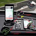 Miniatyrbild 3 av 3: Multifunktionell Bil Anti-halk Matta Auto Telefon Hållare GPS Navigation Förvaring Kudde Bil Interiör Tillbehör